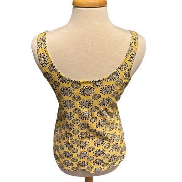 GAP Factory Yellow Patterned Tank Top Small - Picture 5 of 7
